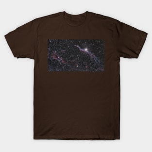 Veil Nebula (NGC 6960) in Swan Constellation T-Shirt